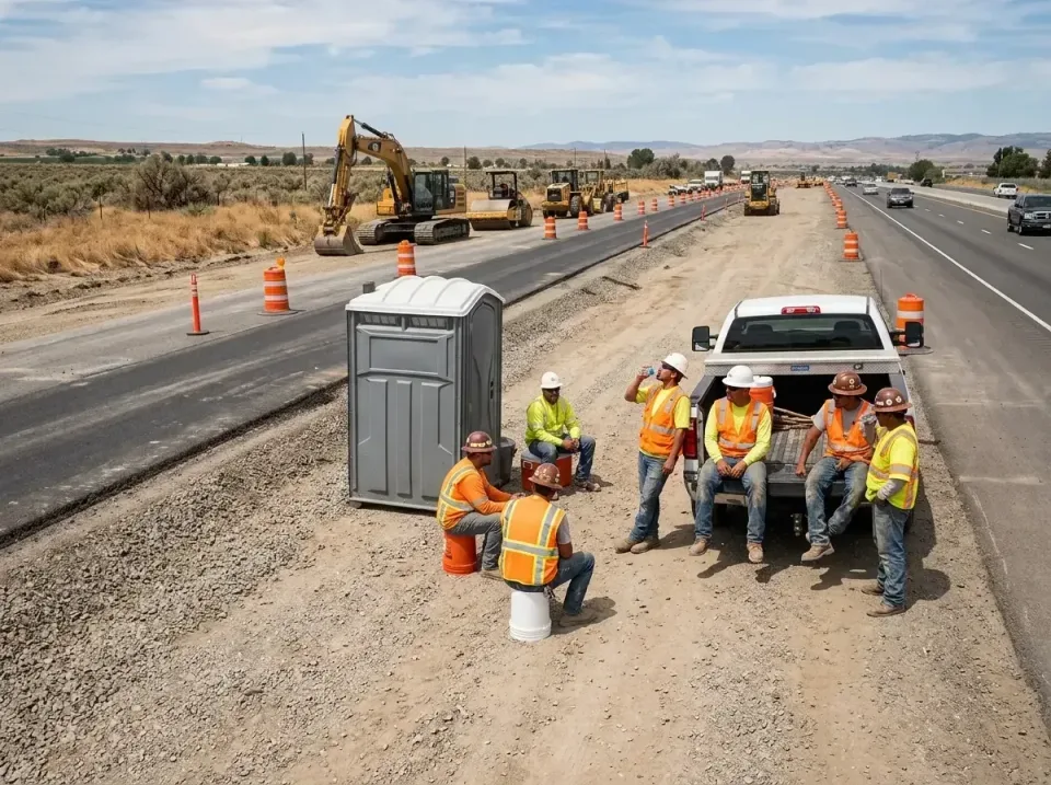 highway-road-construction-crew-007 — frequently asked questions, Porta Potty and Restroom Rentals in Baldwin Park, CA